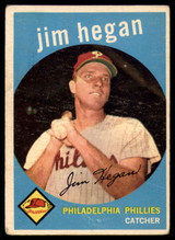 1959 Topps #372 Jim Hegan EX