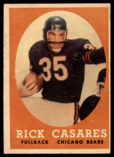 1958 Topps #53 Rick Casares EX ID: 73743 1958 Topps #53 Rick Casares EX ID: 73743