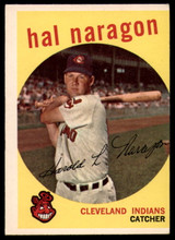 1959 Topps #376 Hal Naragon EX ID: 68645 1959 Topps #376 Hal Naragon EX ID: 68645