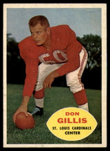 1960 Topps #108 Don Gillis EX/NM RC Rookie ID: 81961