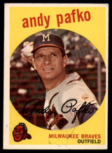 1959 Topps #27 Andy Pafko VG ID: 65579