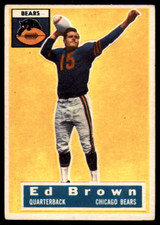 1956 Topps #23 Ed Brown VG ID: 81203