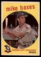 1959 Topps #381 Mike Baxes EX ID: 68680