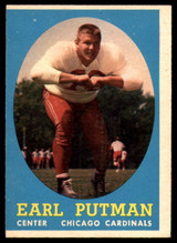 1958 Topps #88 Earl Putman EX ID: 73803 1958 Topps #88 Earl Putman EX ID: 73803