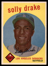 1959 Topps #406 Solly Drake VG ID: 68985 1959 Topps #406 Solly Drake VG ID: 68985