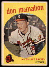 1959 Topps #3 Don McMahon VG ID: 65412
