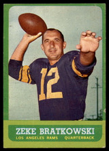 1963 Topps # 38 Zeke Bratkowski EX/NM ID: 75400