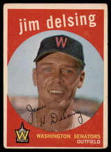 1959 Topps #386 Jim Delsing EX ID: 68751