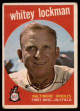 1959 Topps #411 Whitey Lockman UER EX ID: 69043