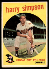 1959 Topps #333 Harry Simpson EX ID: 68282 1959 Topps #333 Harry Simpson EX ID: 68282