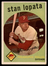 1959 Topps #412 Stan Lopata EX 1959 Topps #412 Stan Lopata EX