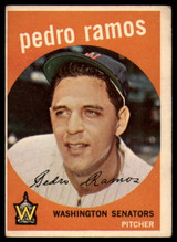 1959 Topps #78 Pedro Ramos VG ID: 65984