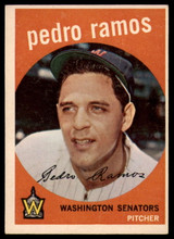 1959 Topps #78 Pedro Ramos VG ID: 65993