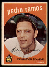 1959 Topps #78 Pedro Ramos VG ID: 65995 1959 Topps #78 Pedro Ramos VG ID: 65995