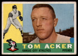 1960 Topps #274 Tom Acker EX 1960 Topps #274 Tom Acker EX