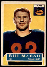 1956 Topps #83 Bill McColl VG