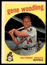 1959 Topps #170 Gene Woodling EX ID: 66803