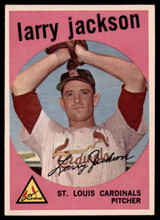 1959 Topps #399 Larry Jackson VG/EX ID: 68892