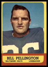 1963 Topps # 10 Bill Pellington EX++ ID: 75325