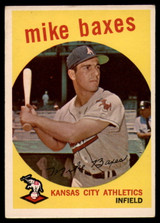 1959 Topps #381 Mike Baxes VG/EX ID: 68685 1959 Topps #381 Mike Baxes VG/EX ID: 68685