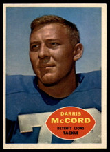 1960 Topps #45 Darris McCord EX/NM RC Rookie ID: 74150