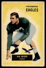 1955 Bowman #63 Ken Snyder VG ID: 81111 1955 Bowman #63 Ken Snyder VG ID: 81111