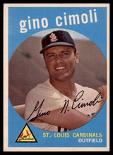 1959 Topps #418 Gino Cimoli VG/EX 1959 Topps #418 Gino Cimoli VG/EX