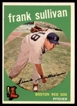 1959 Topps #323 Frank Sullivan VG ID: 68175