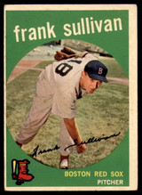 1959 Topps #323 Frank Sullivan VG ID: 68176