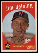 1959 Topps #386 Jim Delsing VG ID: 68750