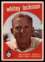 1959 Topps #411 Whitey Lockman UER VG ID: 69042