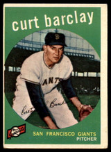 1959 Topps #307 Curt Barclay VG ID: 68033