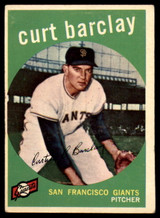 1959 Topps #307 Curt Barclay VG ID: 68035 1959 Topps #307 Curt Barclay VG ID: 68035