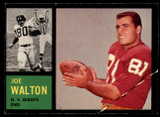 1962 Topps #103 Joe Walton VG 1962 Topps #103 Joe Walton VG