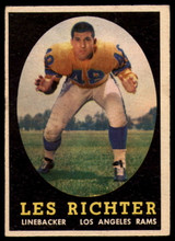 1958 Topps #105 Les Richter VG  ID: 84261