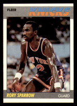 1987-88 Fleer #102 Rory Sparrow Near Mint+ Basketball  ID: 303455