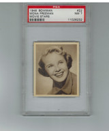 1948 Movie Stars #22 Mona Freeman PSA 7 NM  #*