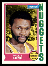1974-75 Topps #202 Willie Long Near Mint+ ID: 304236 1974-75 Topps #202 Willie Long Near Mint+ ID: 304236