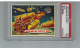 1957 Space Cards #54 Assembling Supply Ship PSA 7 NM #*sku4571 1957 Space Cards #54 Assembling Supply Ship PSA 7 NM #*sku4571