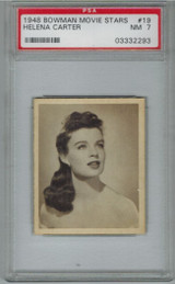 1948 Movie Stars #19 Helena Carter PSA 7 NM  #*#