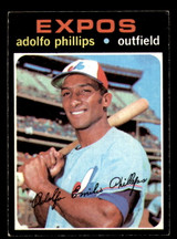 1971 Topps #418 Adolfo Phillips Excellent+ ID: 305869 1971 Topps #418 Adolfo Phillips Excellent+ ID: 305869