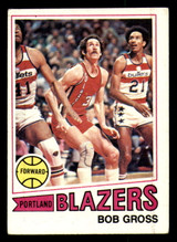 1977-78 Topps #11 Bob Gross Excellent+ RC Rookie Blazers 1977-78 Topps #11 Bob Gross Excellent+ RC Rookie Blazers