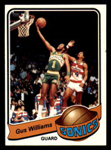 1979-80 Topps # 27 Gus Williams Ex-Mint 1979-80 Topps # 27 Gus Williams Ex-Mint