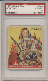 1933 Goudey #149/216 Hong-EE PSA 4 VG-EX #* 1933 Goudey #149/216 Hong-EE PSA 4 VG-EX #*