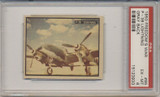 1950 TOPPS FREEDOMS WAR #95 P-38 LIGHTNING PSA 6 EX-MT (GRAY BACK)  #*