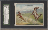 1910 T73 HASSAN CIGARETTES INDIANS LIFE IN THE '60s CAPTURING WILD HORSE SGC 80 EX-MT 6  #*
