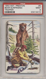 1950/56 Sgt. Preston #5 Bear Surprising Trapper PSA 9 Mint  #*