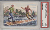 1950/56 Sgt. Preston #19 Log Rolling Contest PSA 9 Mint  #*