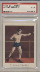 1910 T220 MECCA FRANKIE MADDEN PSA 5 EX  #*