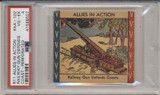 1945 R11 Allies In Action AA-102 Railway Gun Defends Coast Psa 4 Vg- Ex  #*